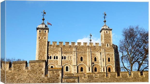 The White Tower Canvas Print by Westley Grant