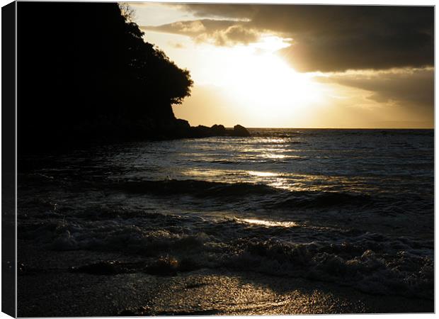 Sunset near Culzean Canvas Print by John Taylor