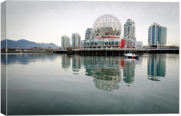 SCIENCE WORLD telus world of science vancouver bc  Canvas Print by Andy Smy
