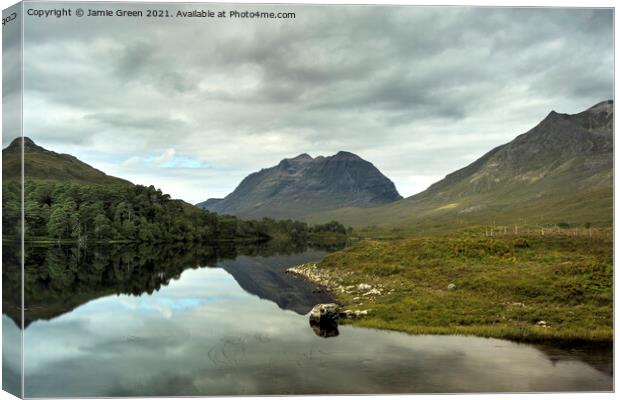 Liathach Canvas Print by Jamie Green