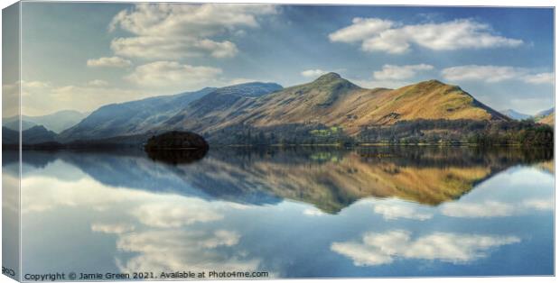 Catbells Canvas Print by Jamie Green