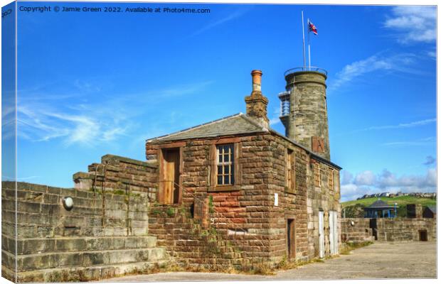 Old Quay Whitehaven Canvas Print by Jamie Green