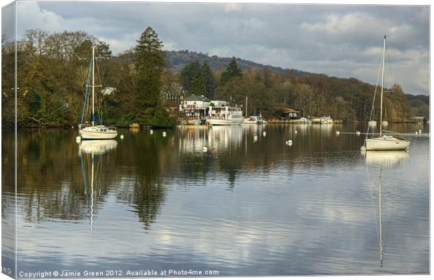 Lakeside Canvas Print by Jamie Green