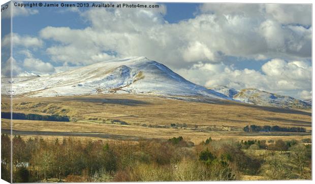 Clough Head Canvas Print by Jamie Green