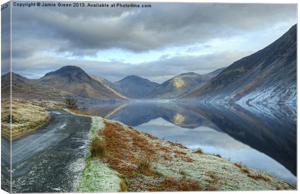 The Road To Wasdale Canvas Print by Jamie Green