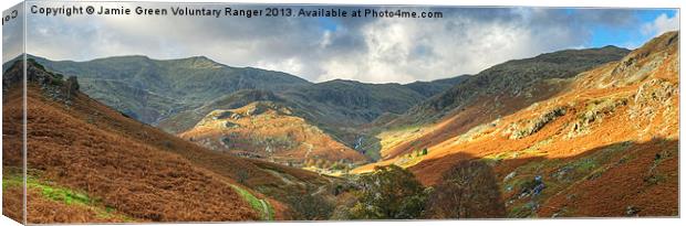 Coppermines Valley Panorama Canvas Print by Jamie Green