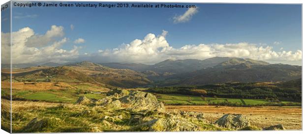 The Duddon Valley Canvas Print by Jamie Green
