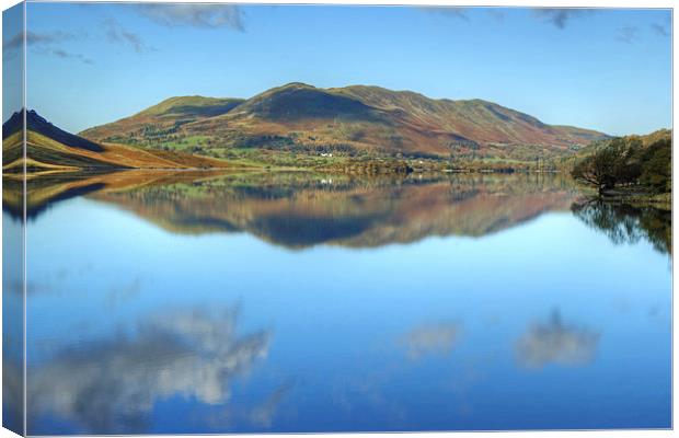 Crummock Water and Loweswater Fell Canvas Print by Jamie Green