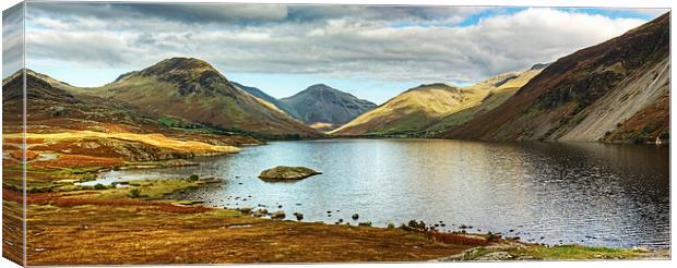 Wastwater In October Canvas Print by Jamie Green