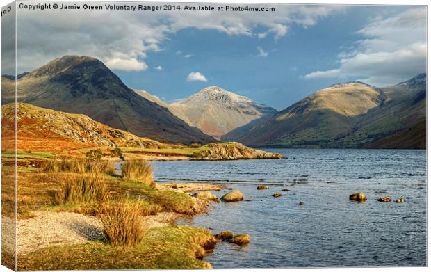 Great Gable Canvas Print by Jamie Green
