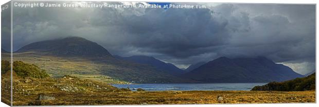 Clouds Over Torridon Canvas Print by Jamie Green