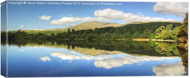  Coniston Water Canvas Print by Jamie Green