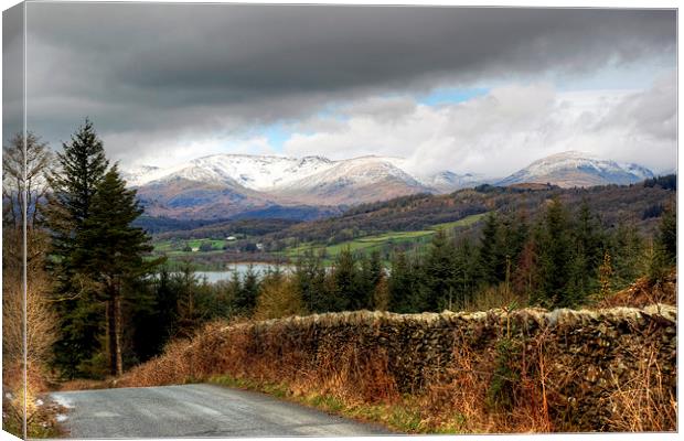  The Road to The Fells Canvas Print by Jamie Green