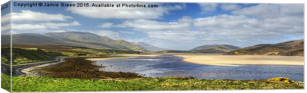  Kyle Of Durness Canvas Print by Jamie Green
