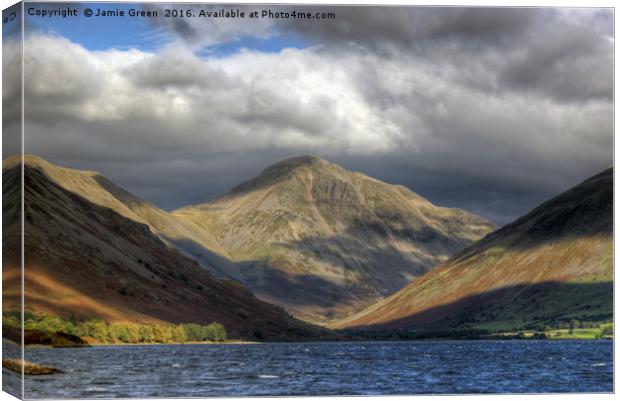 Great Gable Canvas Print by Jamie Green