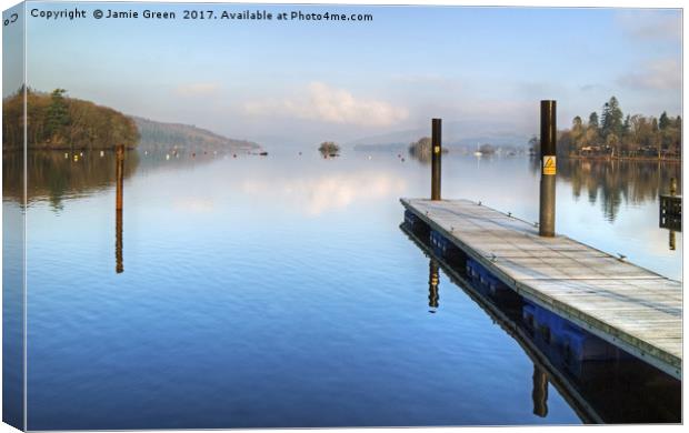 Windermere Canvas Print by Jamie Green