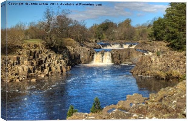 Low Force Teesdale Canvas Print by Jamie Green