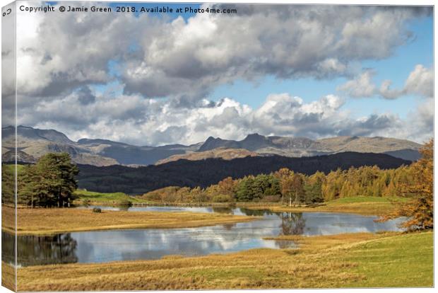 Wise Een Tarn Canvas Print by Jamie Green