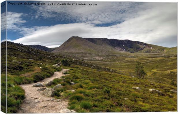 Coire an Lochain Canvas Print by Jamie Green