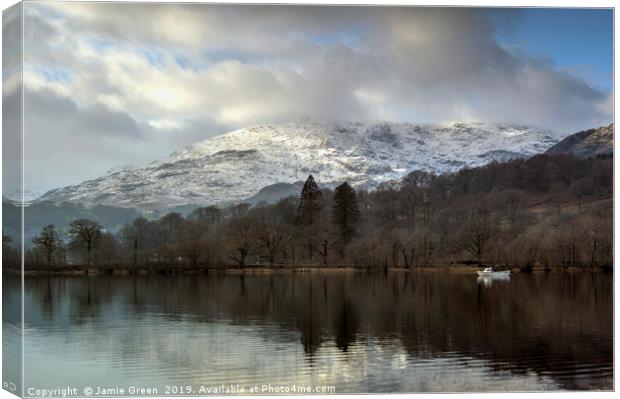 Coniston Old Man Canvas Print by Jamie Green