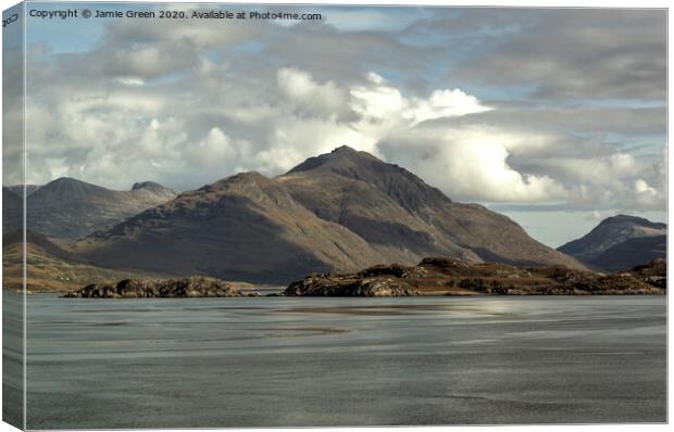 Liathach Canvas Print by Jamie Green