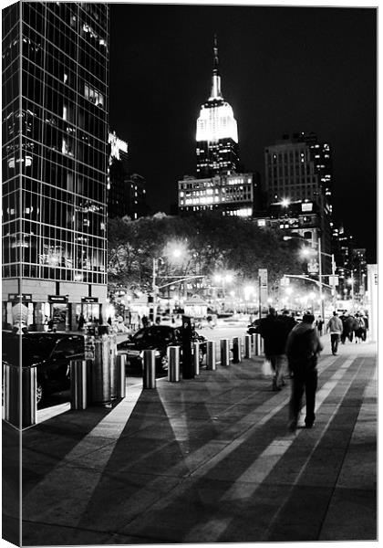 Empire State by Night Canvas Print by Danny Thomas