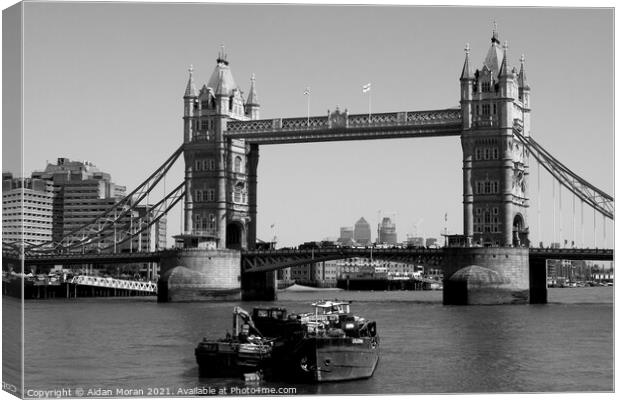 Tower Bridge London Canvas Print by Aidan Moran