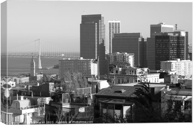 San Francisco View Canvas Print by Aidan Moran