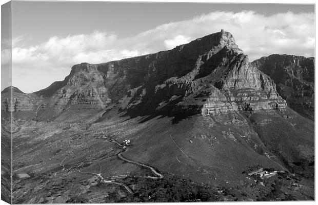  Table Mountain Cape Town Canvas Print by Aidan Moran