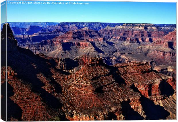  The Grand Canyon Arizona  Canvas Print by Aidan Moran