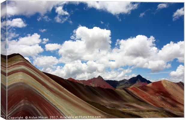 Mountain Of The Gods  Canvas Print by Aidan Moran