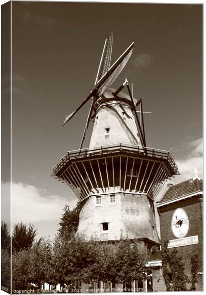 Amsterdam Windmill Canvas Print by Aidan Moran