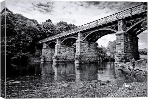 The Old Road Bridge Canvas Print by David McCulloch