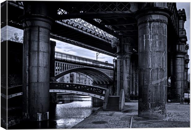 Castlefield Junction Canvas Print by David McCulloch