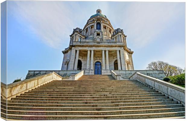 Stairway to heaven (Ashton Memorial) Canvas Print by David McCulloch