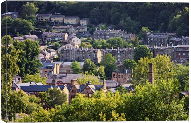 Hebden Bridge Canvas Print by David McCulloch