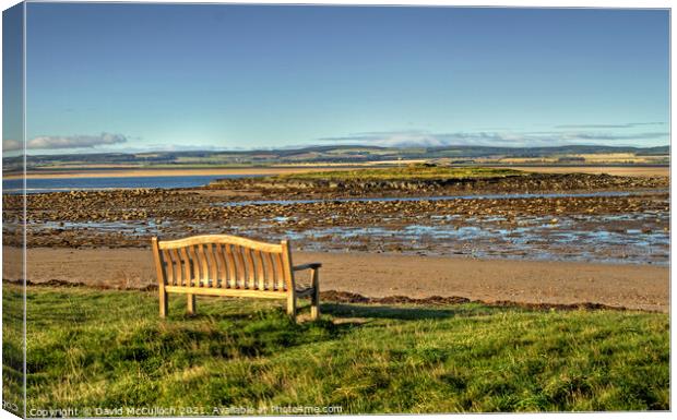 Seat of tranquility Canvas Print by David McCulloch