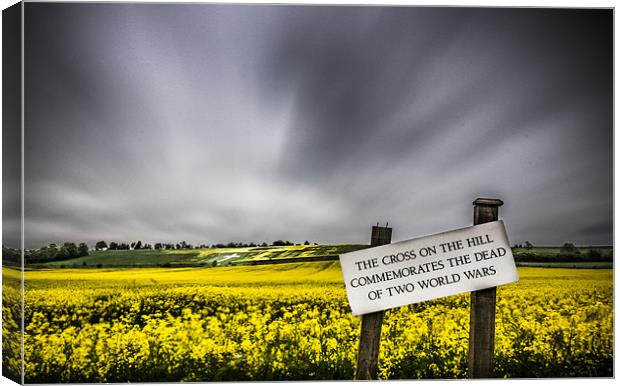 The cross on the hill Canvas Print by Ian Hufton