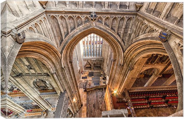 Canterbury Cathedral Canvas Print by Ian Hufton