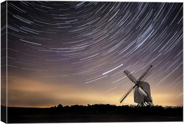 Chillenden Windmill Canvas Print by Ian Hufton