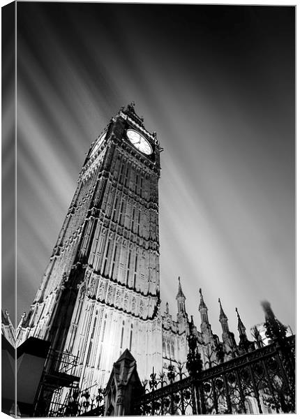 Big Ben London. Canvas Print by Ian Hufton