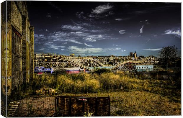 The Scenic Railway - Margate Canvas Print by Ian Hufton