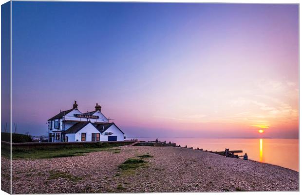  The Old Neptune - Whitstable Beach Canvas Print by Ian Hufton