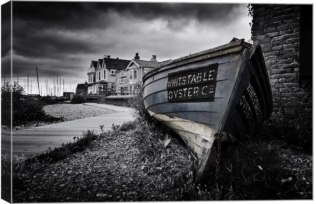  Whitstable Oyster Co Canvas Print by Ian Hufton