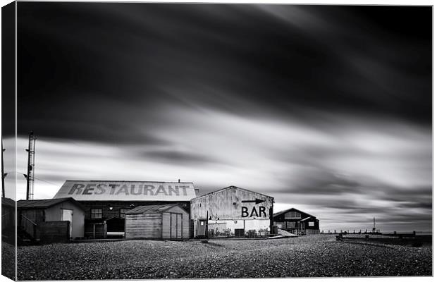  Whitstable - The East Quay Canvas Print by Ian Hufton