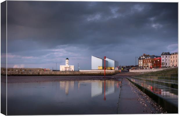 Margate Evening Canvas Print by Ian Hufton