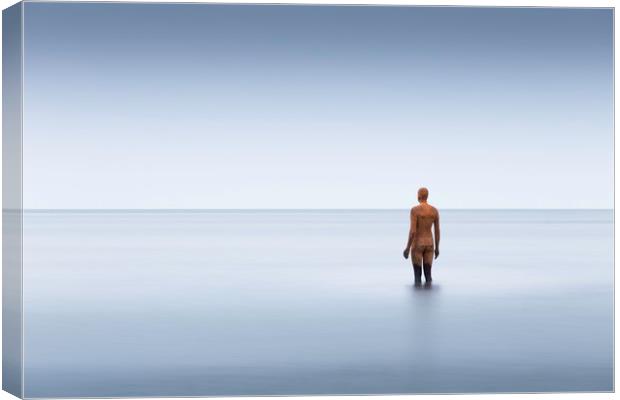 Antony Gormley - Another Time Canvas Print by Ian Hufton