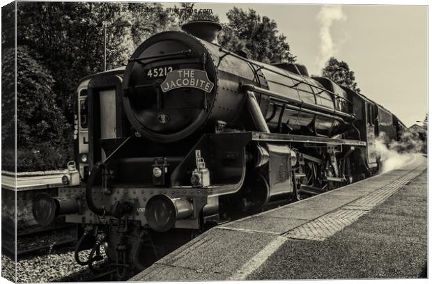 The Iconic Jacobite Steam Locomotive Canvas Print by John Hastings