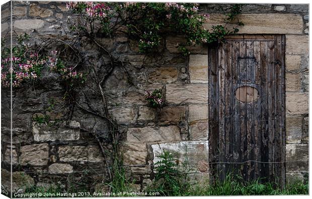 A Door to the Past Canvas Print by John Hastings