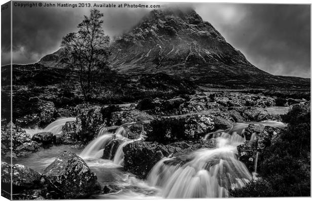 The Majestic Stob Dearg Canvas Print by John Hastings